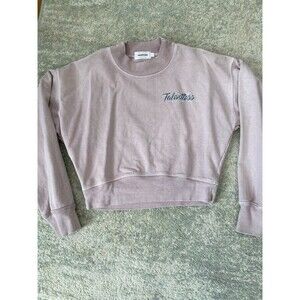 Talentless Women's Sz M Heavyweight Crew Neck Sweatshirt Pink Mauve Scott Disick